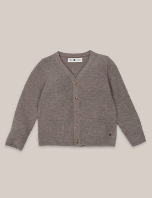 Boys Cashmere Blend Cardigan &#40;3 Months - 5 Years&#41;